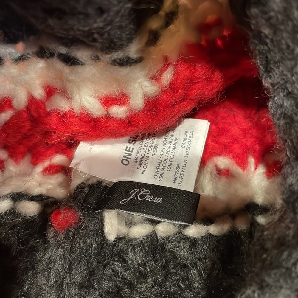 J. Crew Matching Knit Scarf and Hat - Picture 4 of 5